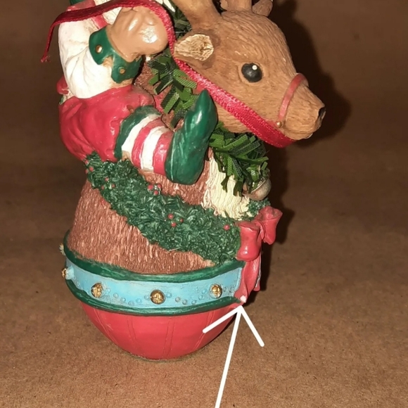 Midwest Elf Riding Reindeer Christmas Figure Decor - Picture 10 of 10